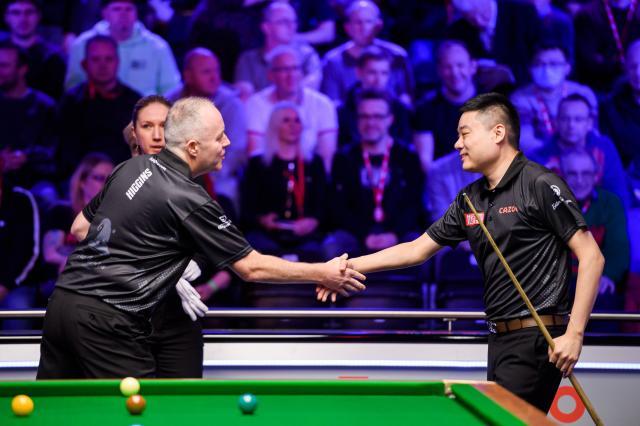 冠中冠丁俊晖惨遭大逆转 希金斯锁定四强最后一席